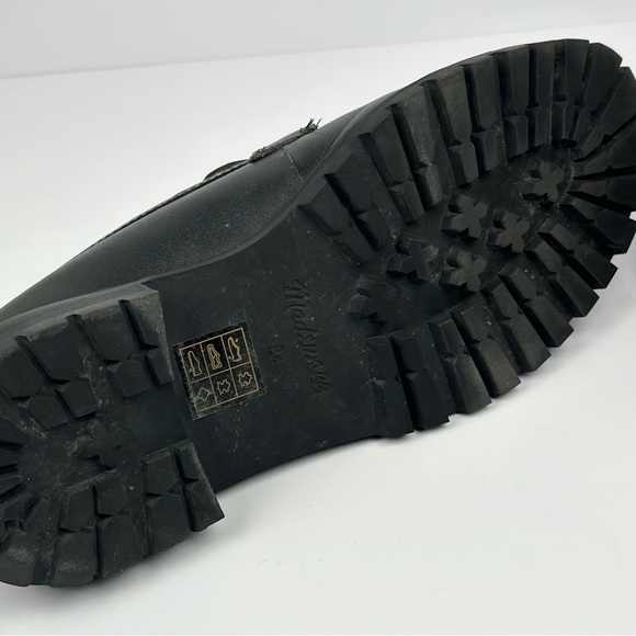 Madewell Womens Corinne Black Leather Lug Sole Slip On Loafers size 8.5 - Picture 8 of 8